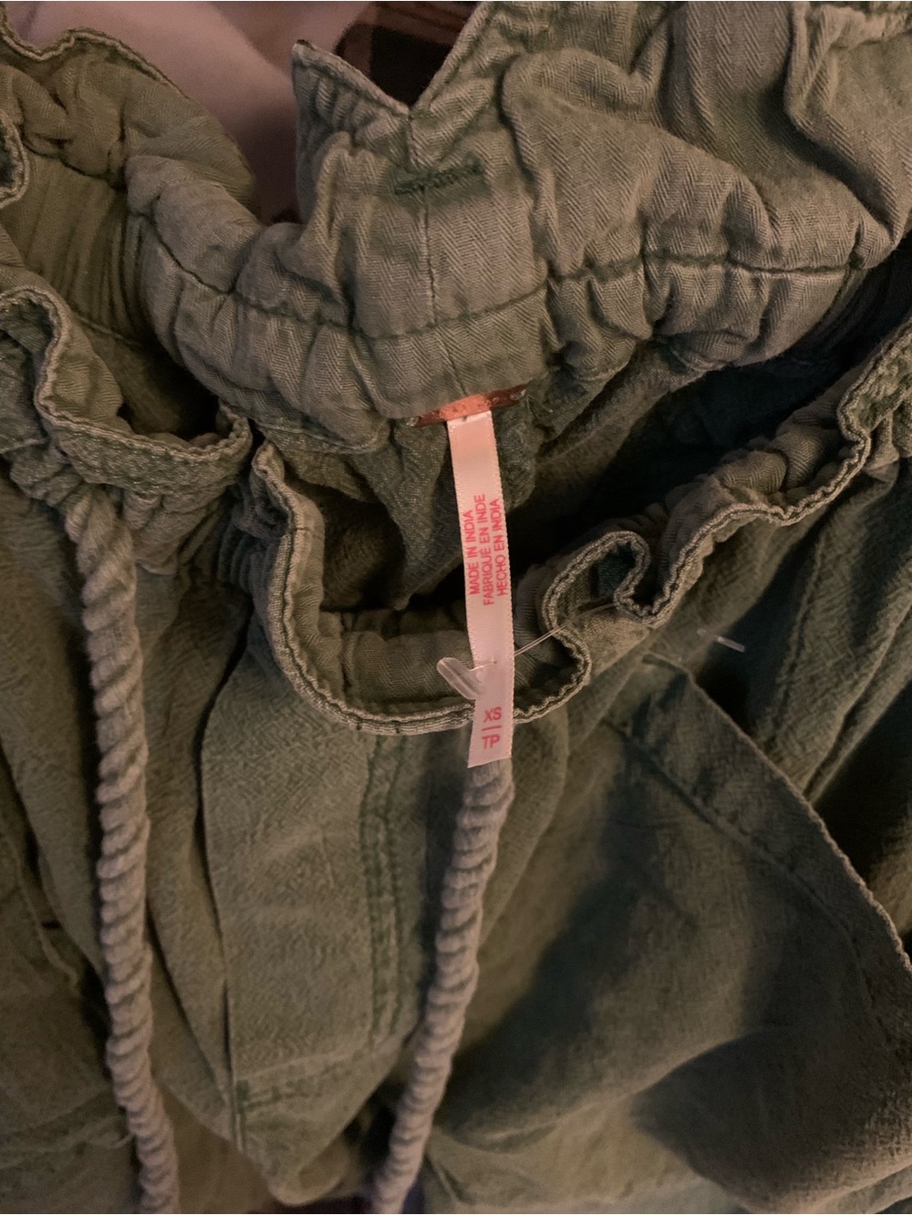 Free People Olive Green Runyon Pants - Picture 5 of 5